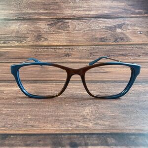 Michael Kors MK 8005 Deer Valley Eyeglasses Frames Blue Brown Women's 52 16 140